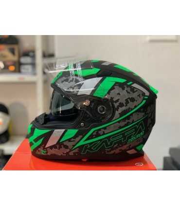 Casco Kappa KV-41 Dallas Pixel verde opaco