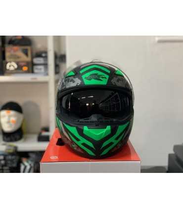 Casque Kappa KV-41 Dallas Pixel vert matt