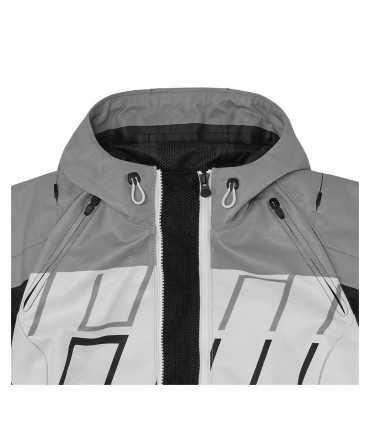 Veste moto Icon Airform Retro gris