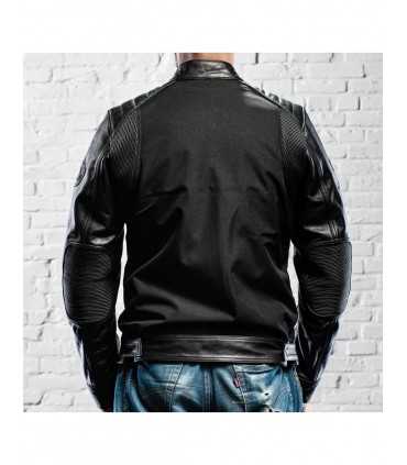 Holy Freedom Zero TL Schwarze Jacke aus Textil und Leder