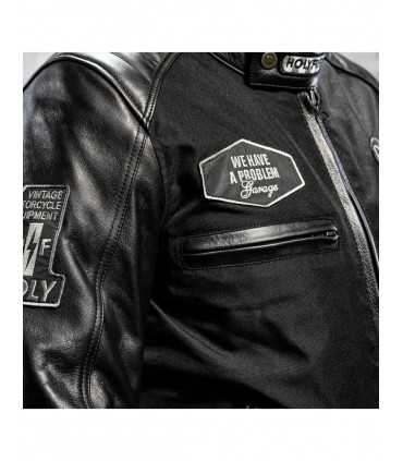 Holy Freedom Zero TL Black textile and leather jacket