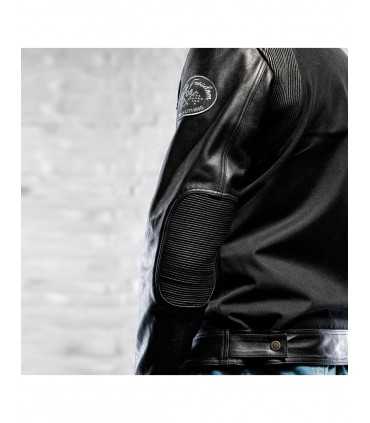 Holy Freedom Zero TL Schwarze Jacke aus Textil und Leder