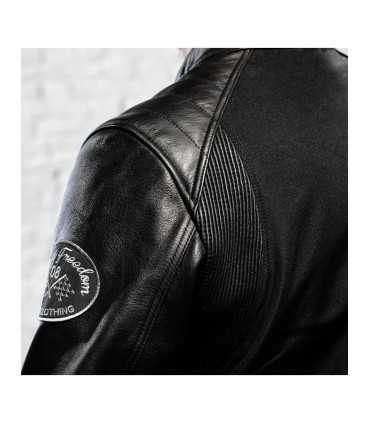 Holy Freedom Zero TL Black textile and leather jacket