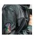 Giacca in pelle moto Holy Freedom Due dark green