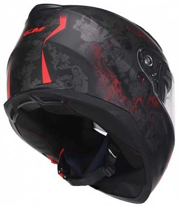 Casco integrale moto CGM 317 Liverpool Skull