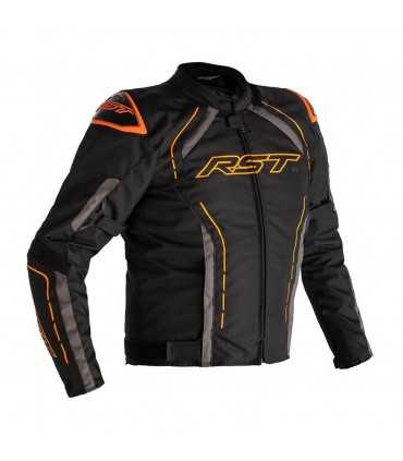 Giacca moto RST S-1 nero arancione