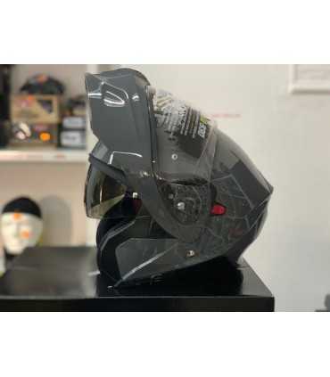 Casco modulare Scorpion Exo-930 solid grigio nardo