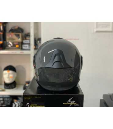 Casco modulare Scorpion Exo-930 solid grigio nardo