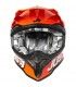 Casco cross Just-1 J39 Kinetic Camo grigio rosso fluo