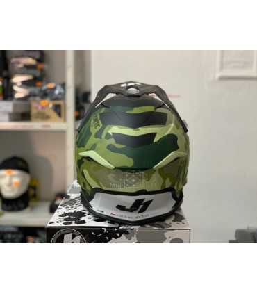 Casco cross Just-1 J39 Kinetic Camo verde