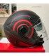 Casco jet One Alfa multi nero rosso