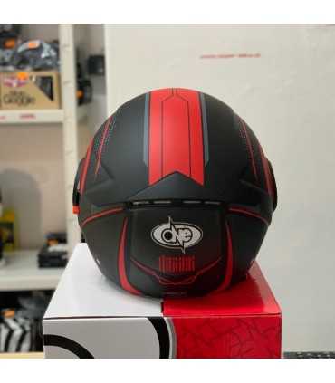 Casco jet One Alfa multi nero rosso