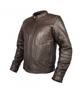 Hevik Garage leather jacket brown