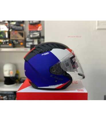 Casco jet LS2 Copter Urbane blu