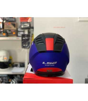 Casque jet LS2 Copter Urbane bleu