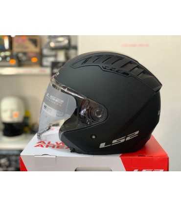 Casco jet LS2 Copter 2 OF600 nero opaco