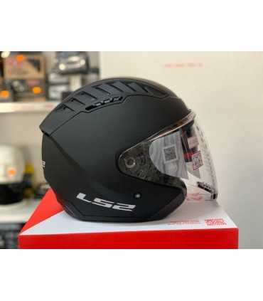 Casco jet LS2 Copter 2 OF600 nero opaco