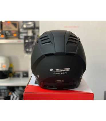 Casco jet LS2 Copter 2 OF600 nero opaco