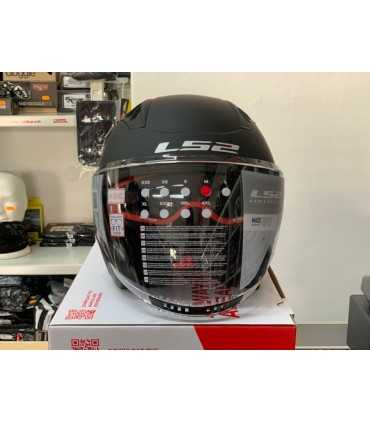 Casco jet LS2 Copter 2 OF600 nero opaco