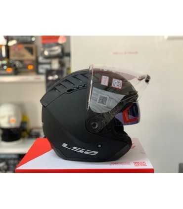 Casco jet LS2 Copter 2 OF600 nero opaco