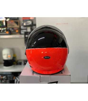 CASCO JET AIROH HELIOS ARANCIO FLUO