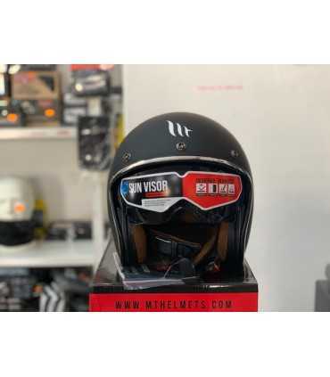 MT Helmets Le Mans 2 Sv Solid A1 Matt Schwarz