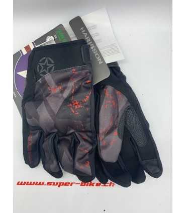 Harisson Score gloves black red