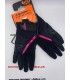 Gants femme été Ixon Rs Wheelie noir pink