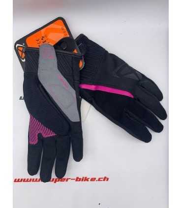 Gants femme été Ixon Rs Wheelie noir pink