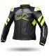 Spyke Estoril Evo leather jacket black yellow