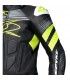 Spyke Estoril Evo leather jacket black yellow