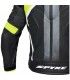 Spyke Estoril Evo Leder Motorradjacke schwarz gelb