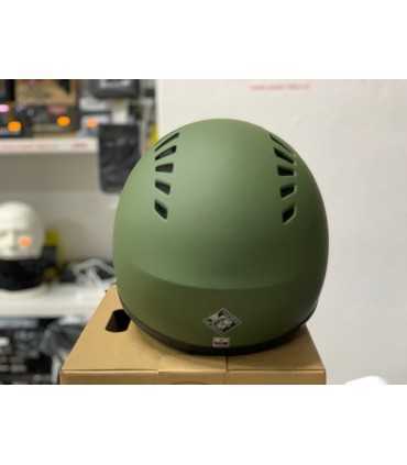 Casque jet Tucano urbano El Fresh vert matt