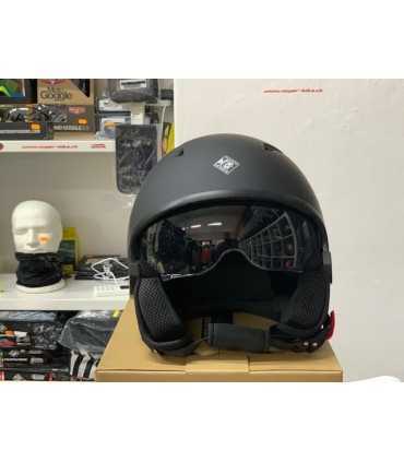 Casco jet Tucano urbano El Fresh nero opaco