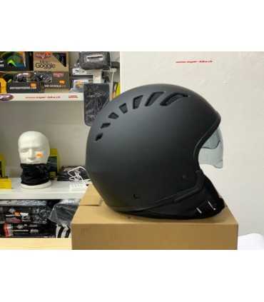 Casco jet Tucano urbano El Fresh nero opaco