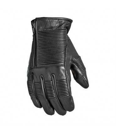 Gants en cuir moto RSD Bronzo noir