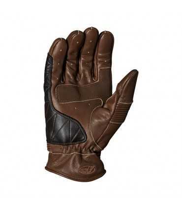 Gants en cuir moto RSD Bronzo marroon