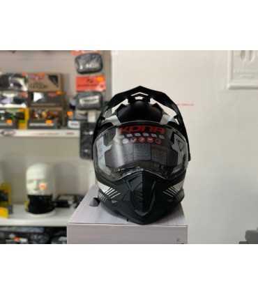 Casco Vemar Kona Explorer grigio bianco opaco