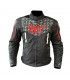 Giacca moto Berik Supersonic camo 2 rosso