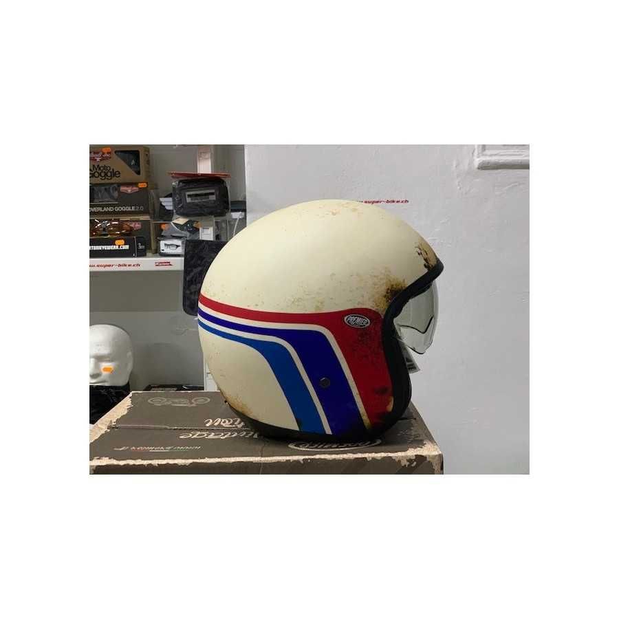 Casco Moto Jet Vintage in Fibra Premier VINTAGE EVO BTR 8 BM