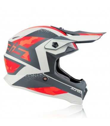 Casco cross bambino Acerbis Steel rosso