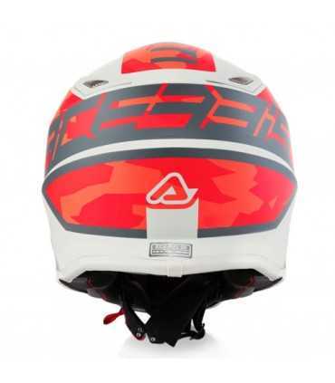 Cross kid helmet Acerbis Steel red