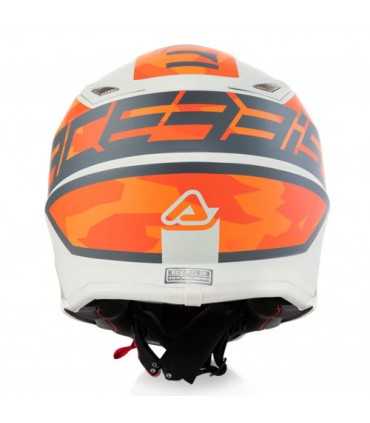 Cross kinder helm Acerbis Steel orange