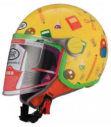 Jet helm für Kinder BHR schule gelb