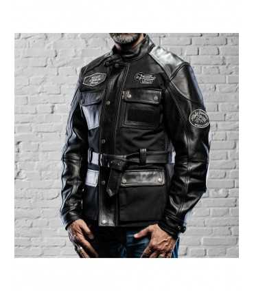 HOLY FREEDOM QUATTRO TL giacca moto in pelle nero