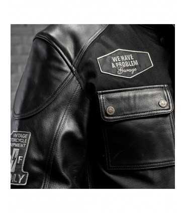 HOLY FREEDOM QUATTRO TL veste moto en cuir noir