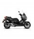 Leovince Yamaha XMax 125 (2018-20) Inox Black CH+KAT - Full System - Endcap Carbon