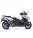 Leovince Yamaha T-Max 530 (2017-19)Inox black CH+KAT - Full System - Endcap Carbon