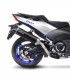 Leovince Yamaha T-Max 530 (2017-19)Inox black CH+KAT - Full System - Endcap Carbon