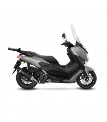 Leovince Yamaha NMAX 125/155(2017-20) Inox Black CH+KAT - Full System - Endcap Carbon